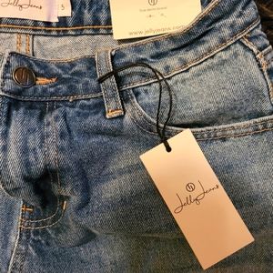 COPY - Jelly Jeans Brand Straight Leg Frayed Jeans